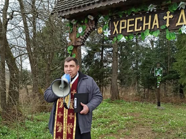 Хресна Дорога в селі Верхній Майдан
