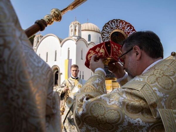Блаженніший Святослав вніс мощі святого князя Володимира до собору Святої Софії в Римі