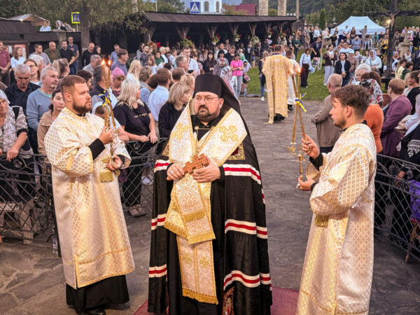 Напередодні храмового празника владика Петро Голіней очолив Вечірню з литією у монастирі святого пророка Іллі в Дорі